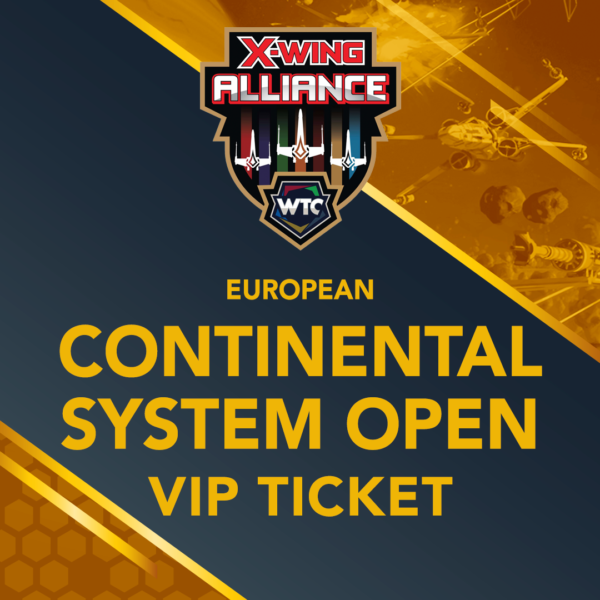 VIP TICKET - XWING - European Continental System Open